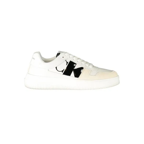 CHAUSSURES DE SPORT POUR HOMMES CALVIN KLEIN BLANCHES - CALVIN KLEIN