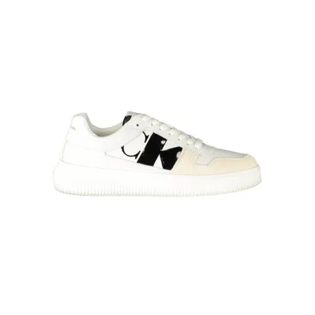 CHAUSSURES DE SPORT POUR HOMMES CALVIN KLEIN BLANCHES - CALVIN KLEIN