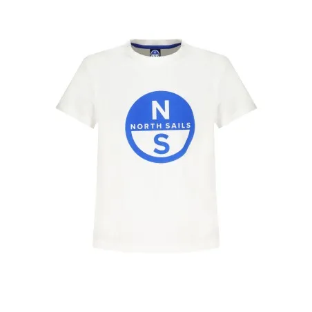 T-SHIRT MANCHES COURTES BLANC NORTH SAILS POUR ENFANT - NORTH SAILS