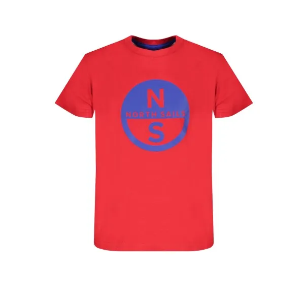 NORTH SAILS T-SHIRT MANCHES COURTES ENFANT ROUGE - NORTH SAILS