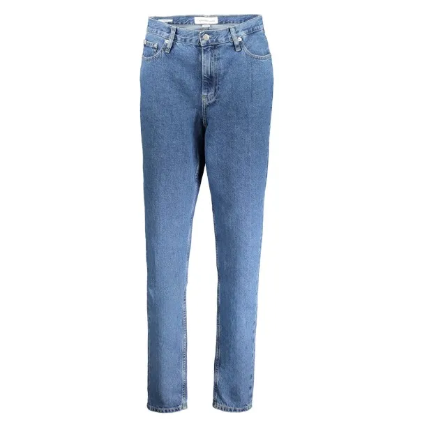 CALVIN KLEIN JEAN EN DENIM FEMME BLEU - CALVIN KLEIN