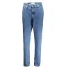 CALVIN KLEIN JEAN EN DENIM FEMME BLEU - CALVIN KLEIN