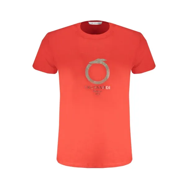 TRUSSARDI T-SHIRT À MANCHES COURTES HOMME ROUGE - Trussardi