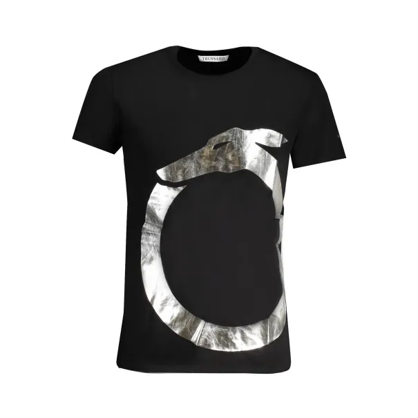 TRUSSARDI T-SHIRT À MANCHES COURTES HOMME NOIR - Trussardi