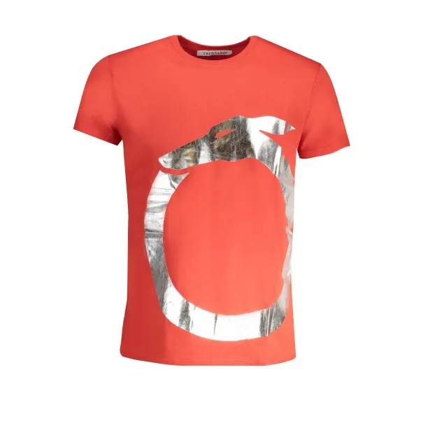 TRUSSARDI T-SHIRT À MANCHES COURTES HOMME ROUGE - Trussardi