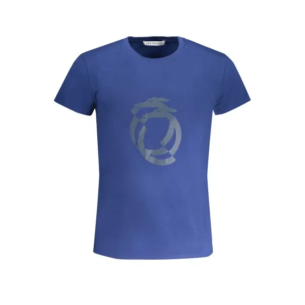 TRUSSARDI T-SHIRT À MANCHES COURTES HOMME BLEU - Trussardi
