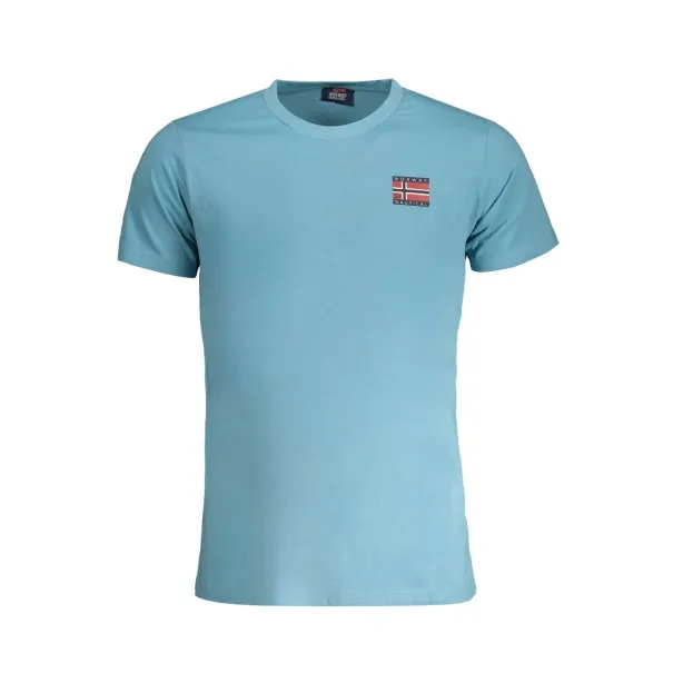 NORVÈGE 1963 T-SHIRT HOMME BLEU À MANCHES COURTES - NORWAY 1963