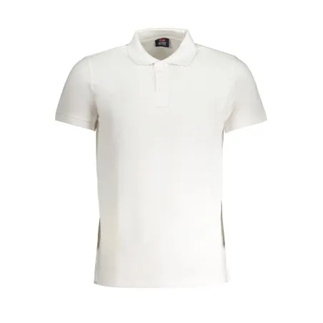 NORVÈGE 1963 POLO BLANC À MANCHES COURTES POUR HOMMES - NORWAY 1963