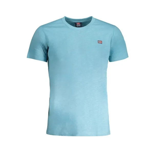NORVÈGE 1963 T-SHIRT HOMME BLEU À MANCHES COURTES - NORWAY 1963