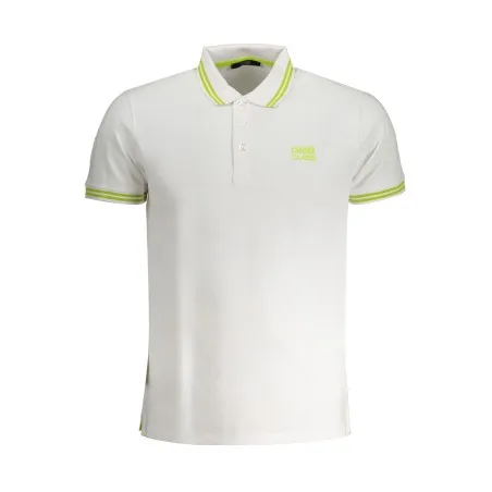 POLO HOMME CAVALLI CLASS BLANC MANCHES COURTES - CAVALLI CLASS