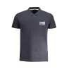 CAVALLI POLO MANCHES COURTES HOMME CLASS BLEU - CAVALLI CLASS