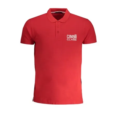 CAVALLI POLO MANCHES COURTES HOMME CLASS ROUGE - CAVALLI CLASS