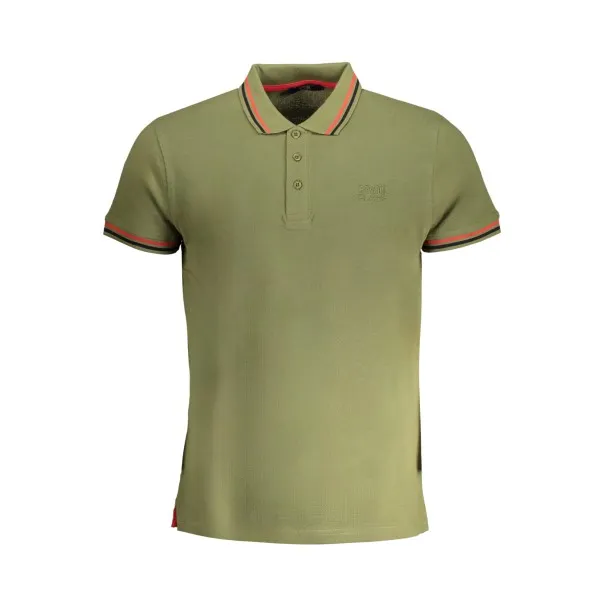 POLO HOMME CAVALLI CLASS VERT MANCHES COURTES - CAVALLI CLASS