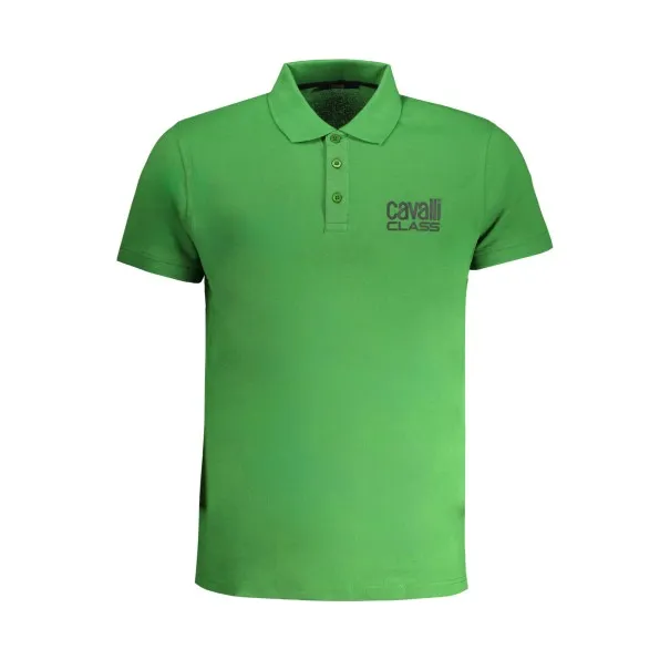 POLO HOMME CAVALLI CLASS VERT MANCHES COURTES - CAVALLI CLASS