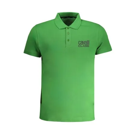 POLO HOMME CAVALLI CLASS VERT MANCHES COURTES - CAVALLI CLASS