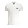 POLO HOMME CAVALLI CLASS BLANC MANCHES COURTES - CAVALLI CLASS