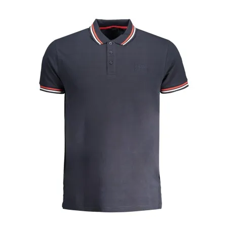 CAVALLI POLO MANCHES COURTES HOMME CLASS BLEU - CAVALLI CLASS