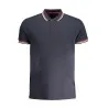 CAVALLI POLO MANCHES COURTES HOMME CLASS BLEU - CAVALLI CLASS