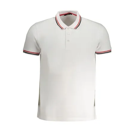 POLO HOMME CAVALLI CLASS BLANC MANCHES COURTES - CAVALLI CLASS
