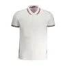 POLO HOMME CAVALLI CLASS BLANC MANCHES COURTES - CAVALLI CLASS
