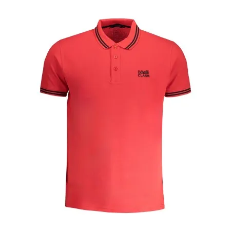CAVALLI POLO MANCHES COURTES HOMME CLASS ROUGE - CAVALLI CLASS