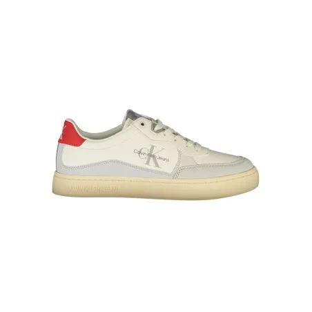 CHAUSSURES DE SPORT POUR HOMMES CALVIN KLEIN BLANCHES - CALVIN KLEIN