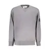 SWEAT-SHIRT SANS FERMETURE ÉCLAIR GRIS CALVIN KLEIN POUR HOMMES - CALVIN KLEIN