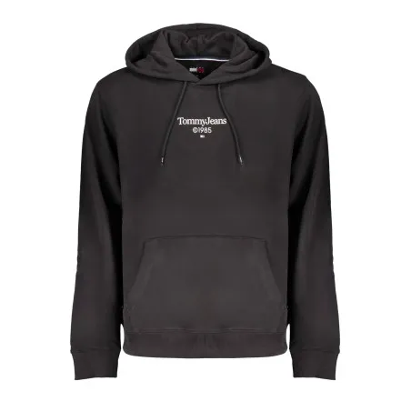 SWEAT-SHIRT SANS FERMETURE ÉCLAIR NOIR TOMMY HILFIGER POUR HOMMES - TOMMY HILFIGER