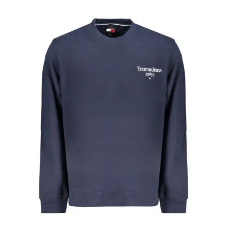 SWEAT-SHIRT SANS FERMETURE ÉCLAIR BLEU TOMMY HILFIGER POUR HOMMES - TOMMY HILFIGER