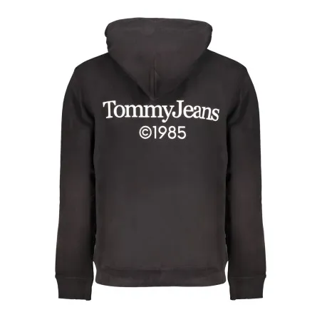 SWEAT-SHIRT SANS FERMETURE ÉCLAIR NOIR TOMMY HILFIGER POUR HOMMES - TOMMY HILFIGER