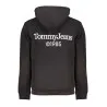 SWEAT-SHIRT SANS FERMETURE ÉCLAIR NOIR TOMMY HILFIGER POUR HOMMES - TOMMY HILFIGER