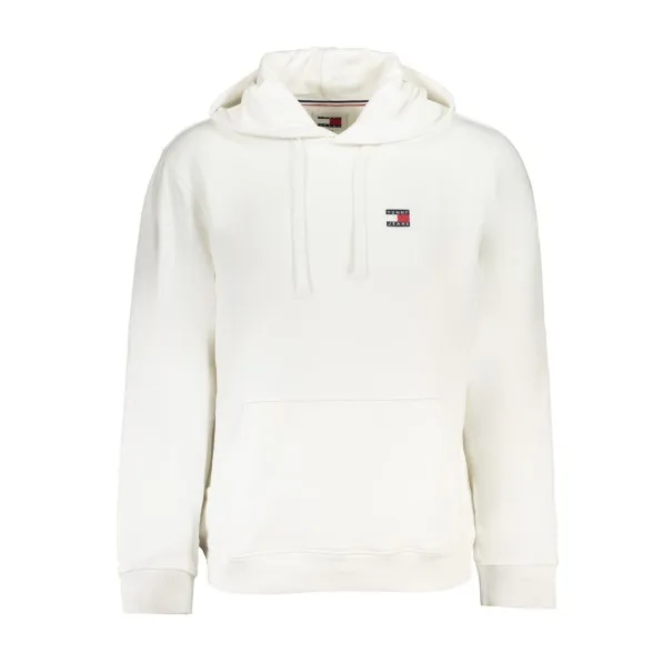 SWEAT-SHIRT TOMMY HILFIGER BLANC SANS FERMETURE ÉCLAIR POUR HOMMES - TOMMY HILFIGER