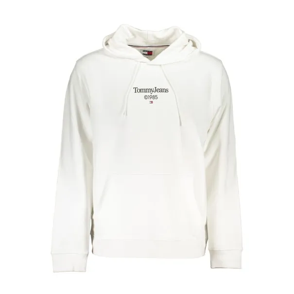 SWEAT-SHIRT TOMMY HILFIGER BLANC SANS FERMETURE ÉCLAIR POUR HOMMES - TOMMY HILFIGER