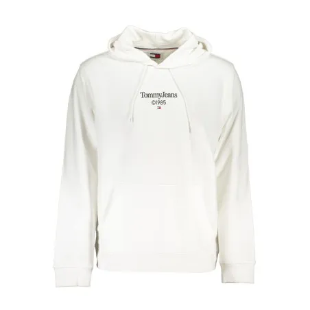 SWEAT-SHIRT TOMMY HILFIGER BLANC SANS FERMETURE ÉCLAIR POUR HOMMES - TOMMY HILFIGER