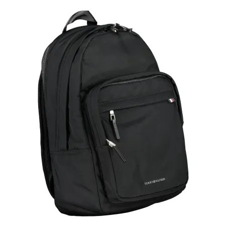 SAC À DOS NOIR TOMMY HILFIGER POUR HOMMES - TOMMY HILFIGER