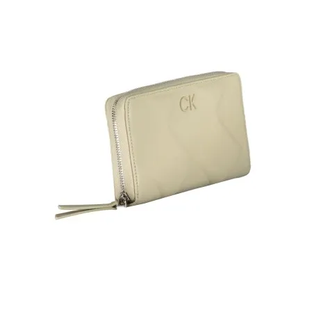 PORTEFEUILLE FEMME CALVIN KLEIN BEIGE - CALVIN KLEIN