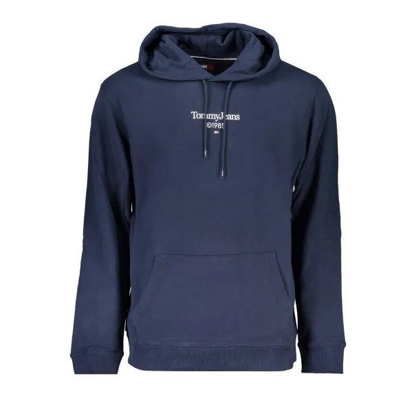 SWEAT-SHIRT SANS FERMETURE ÉCLAIR BLEU TOMMY HILFIGER POUR HOMMES - TOMMY HILFIGER
