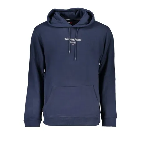 SWEAT-SHIRT SANS FERMETURE ÉCLAIR BLEU TOMMY HILFIGER POUR HOMMES - TOMMY HILFIGER