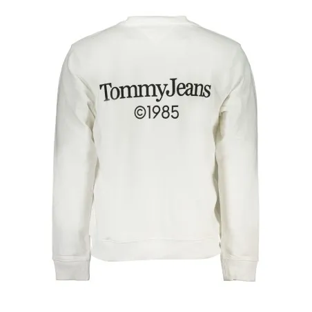 SWEAT-SHIRT TOMMY HILFIGER BLANC SANS FERMETURE ÉCLAIR POUR HOMMES - TOMMY HILFIGER