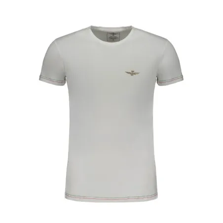 T-SHIRT BLANC À MANCHES COURTES POUR HOMMES AERONAUTICA MILITARE - AERONAUTICA MILITARE