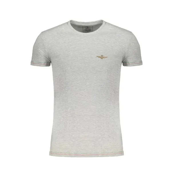 T-SHIRT HOMME ERONAUTICA MILITARE GRIS À MANCHES COURTES - AERONAUTICA MILITARE