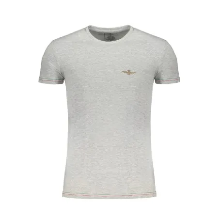 T-SHIRT HOMME ERONAUTICA MILITARE GRIS À MANCHES COURTES - AERONAUTICA MILITARE