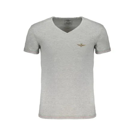 T-SHIRT HOMME ERONAUTICA MILITARE GRIS À MANCHES COURTES - AERONAUTICA MILITARE
