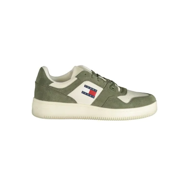 CHAUSSURES DE SPORT POUR HOMMES TOMMY HILFIGER VERTES - TOMMY HILFIGER