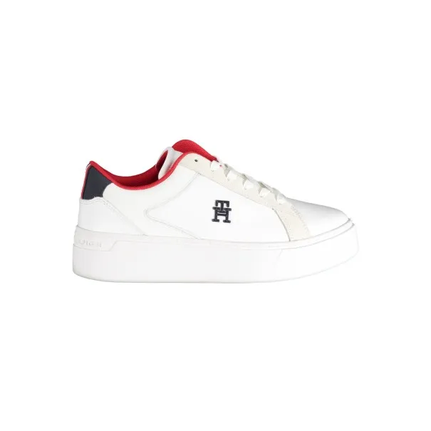 CHAUSSURES DE SPORT POUR FEMMES TOMMY HILFIGER BLANCHES - TOMMY HILFIGER