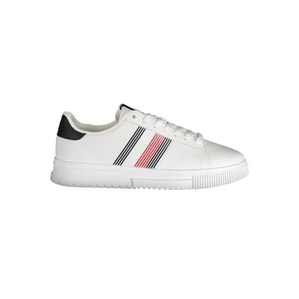 CHAUSSURES DE SPORT BLANCHES TOMMY HILFIGER POUR HOMMES - TOMMY HILFIGER
