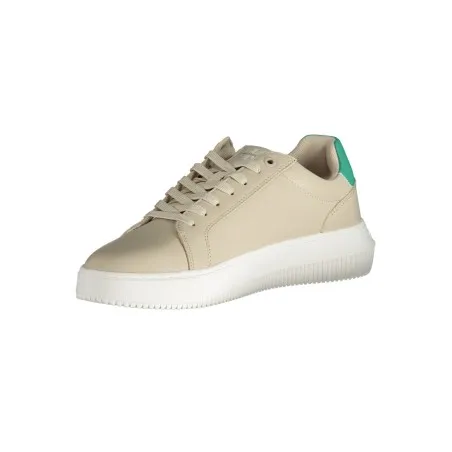 CHAUSSURES DE SPORT POUR HOMMES CALVIN KLEIN BEIGE - CALVIN KLEIN