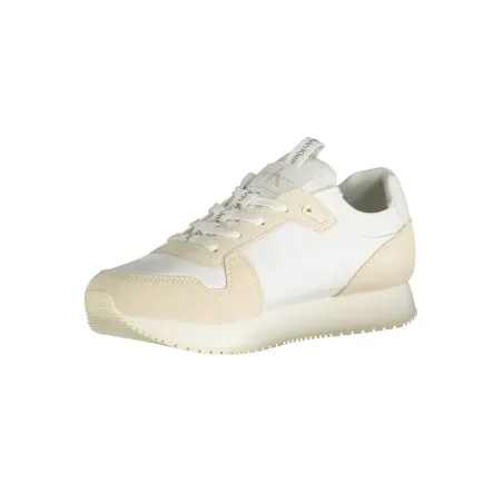 CHAUSSURES DE SPORT POUR HOMMES CALVIN KLEIN BLANCHES - CALVIN KLEIN
