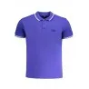 CAVALLI POLO MANCHES COURTES HOMME CLASS BLEU - CAVALLI CLASS