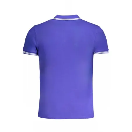 CAVALLI POLO MANCHES COURTES HOMME CLASS BLEU - CAVALLI CLASS